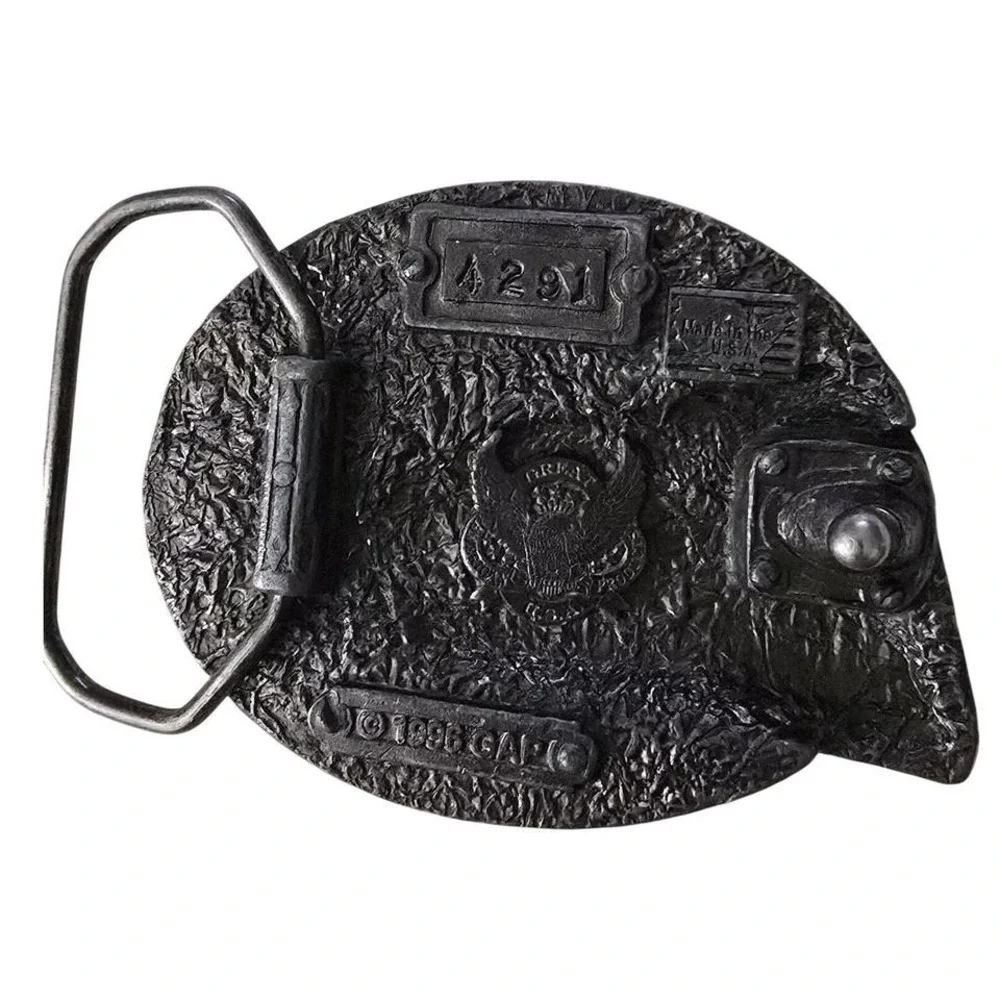 Vintage 1996‎ GAP Milwaukee Road Hiawatha Class F7 4-6-4 Pewter Belt Buckle USA